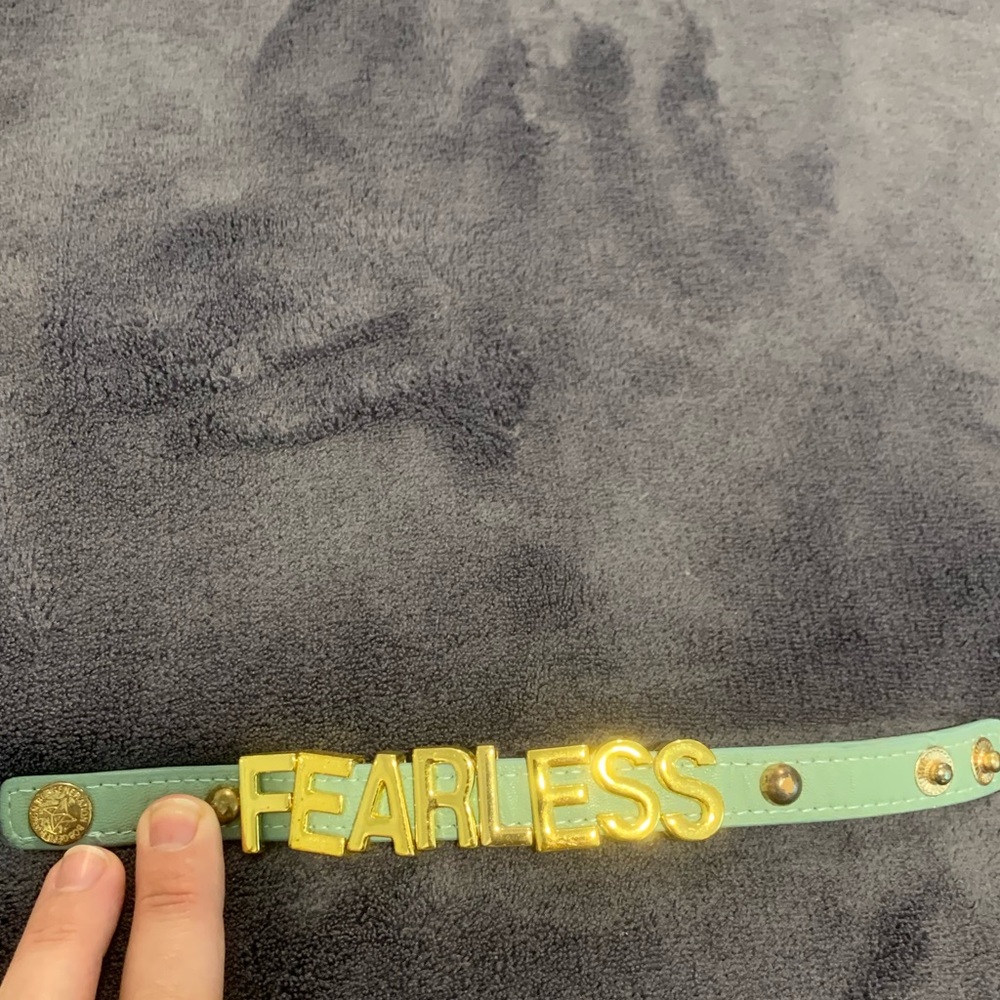 “Fearless” BCBGeneration word bracelet